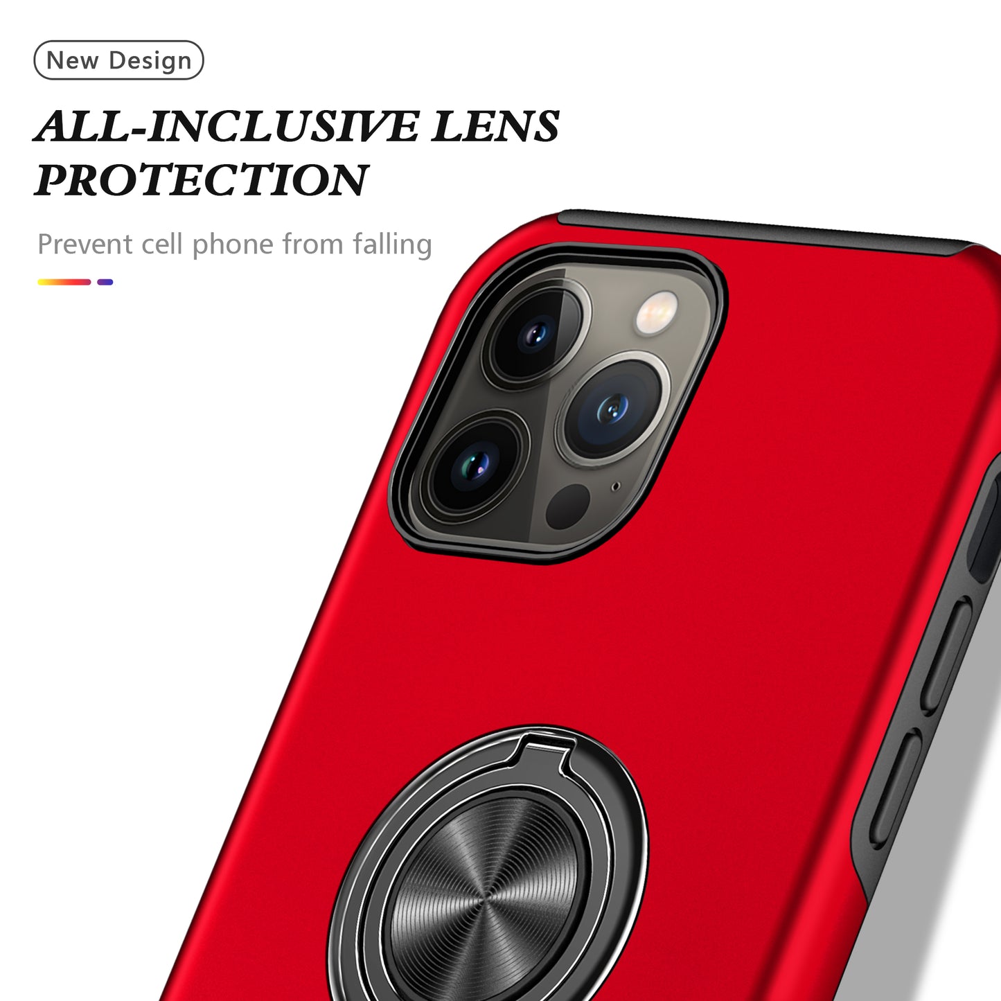 Ring  case IPhone 13 pro max (Red)