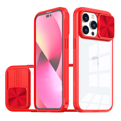 Clear IPhone 13 pro max case (Red)