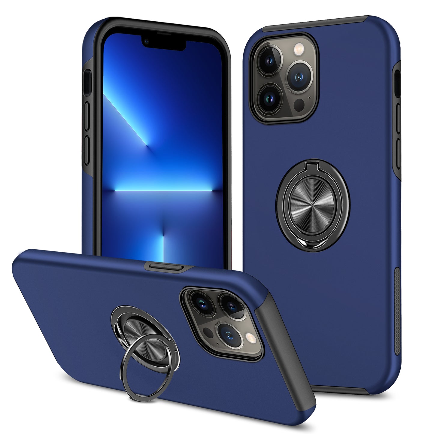 Ring  case IPhone 13 pro max (Blue)