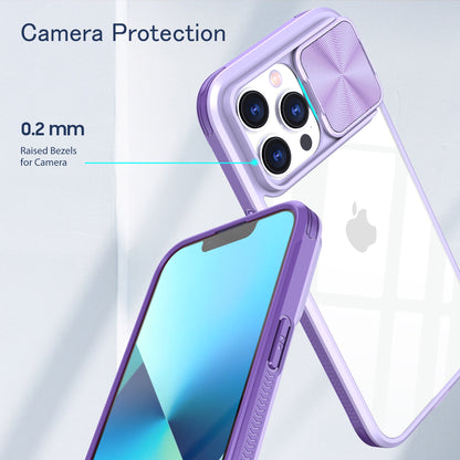 Clear IPhone 15 pro max case (Purple)