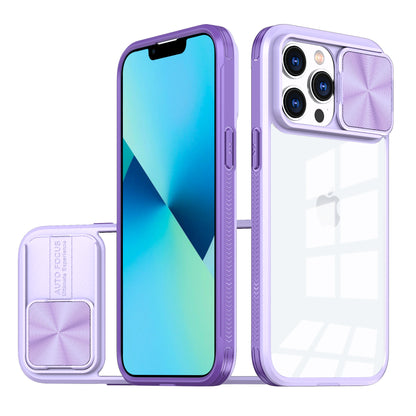 Clear IPhone 15 pro max case (Purple)