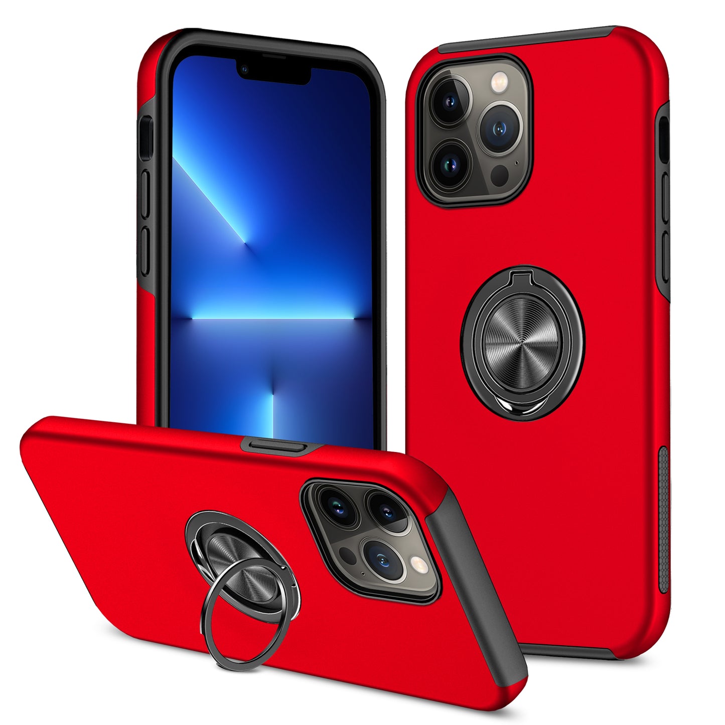 Ring  case IPhone 13 pro max (Red)