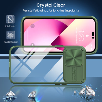 Clear IPhone 13 pro max case (Green)