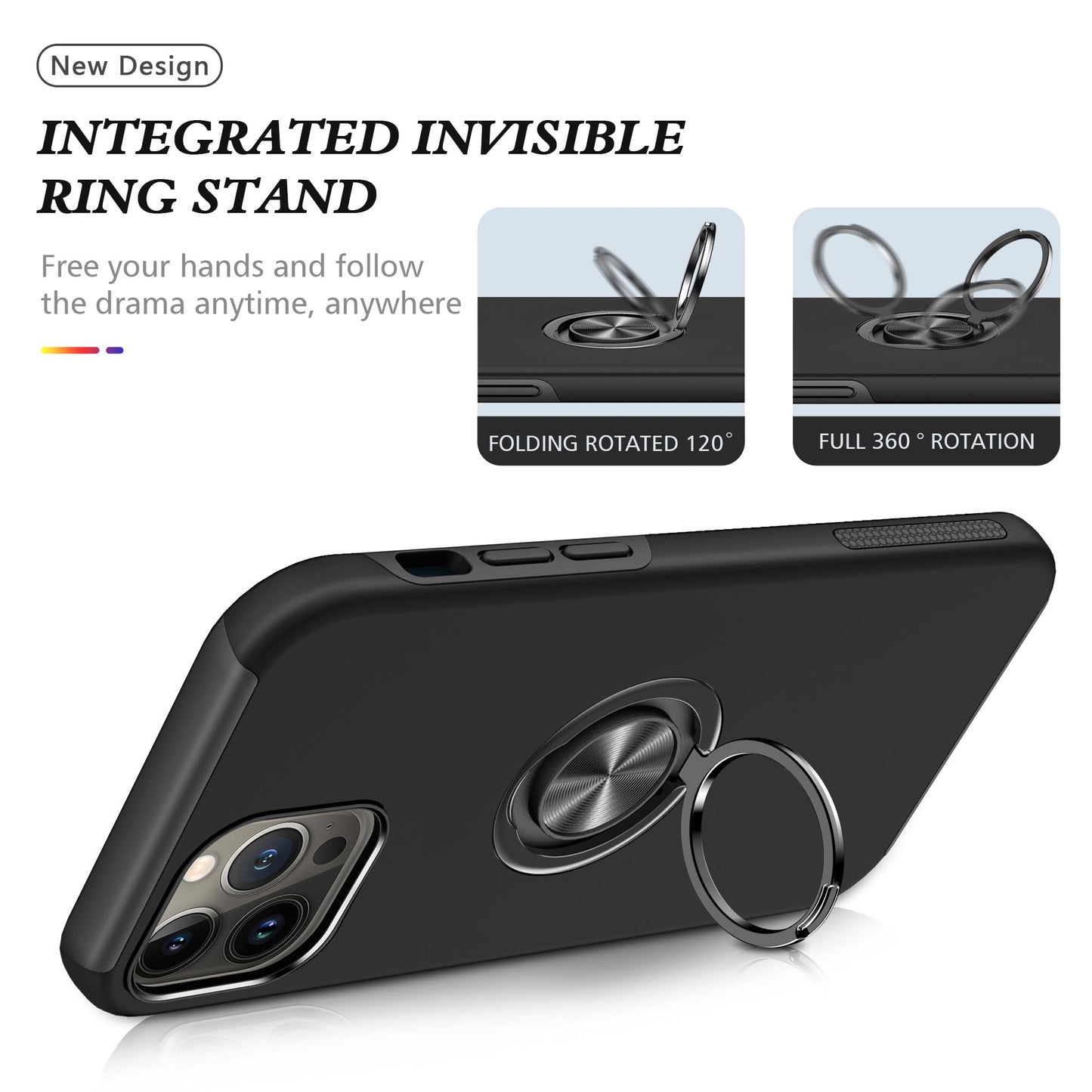 Ring  case IPhone 14 pro max (Black)